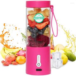 Juicers USB Handheld 6 Blades Mini Juicer draagbare blender Fruit Milkshake Electric Cup Multifunctionele keukenbenodigdheden