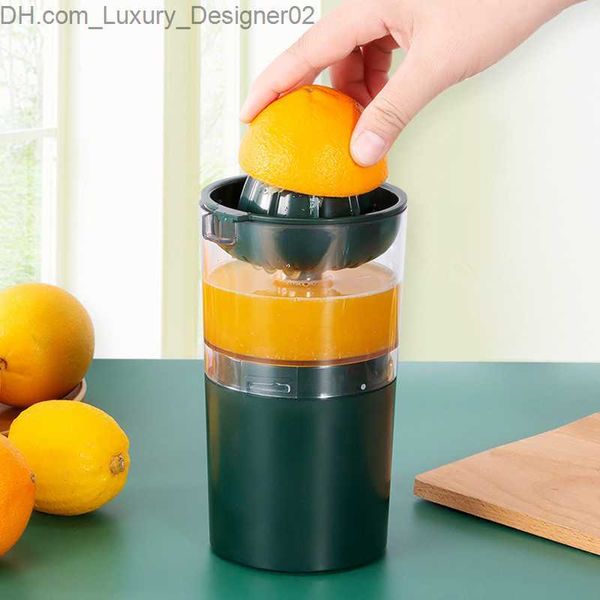 Presse-agrumes sans fil Portable Juicer 250ml électrique Orange citron fruits presse-agrumes extracteur USB rechargeable presse-agrumes presse-fruits Machine pour la maison Q230901