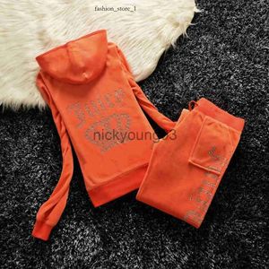 Juicy tracksuit dames tweedelige broek 2023 Juicy coture tracksuit designer set herfst/winter tweedelig modepak fluwelen dames tracksuit sappige coture 776