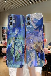 Jujutsu Kaisen Anime Itadori Yuji Ryomen Sukuna telefoonhoesje voor iPhone 13 12 Pro 11 X XS Max XR 7 8 Plus SE2 BluRay Soft Cover7644584