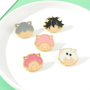 Jujutsu Kaisen Badge Leuke anime films Games Hard Email -pins Verzamel cartoon broche backpack hoed tas kraag reversbadges