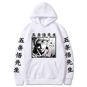 Jujutsu Kaisen Cool Gojo Satoru Mannen / Vrouw Hoodies Sweatshirts Regelmatige Pullovers Sweatshirt Y211122