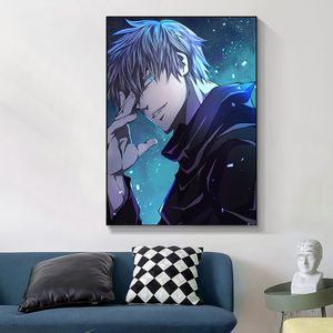 Jujutsu Kaisen Poster Gojo Satoru Canvas Painting Classic Japanese Anime Kids Room Decor Modern Wall Art Decor Wall Painting Anime Poster Dormitorio Decoración para el hogar