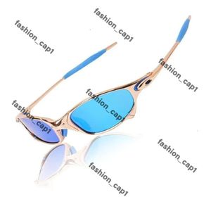 Juliet Metal Sunglasses Cycle Rôle designer verres de soleil pour les hommes Polarisé Gold Rose Oaklies Lunettes de soleil Cycling Oakles Oaklys Sunglasses 431