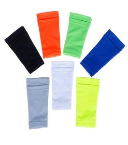 JUILLET 1 paire de protège-tibias de Football manches de jambe Anticrash adulte enfant soutien chaussette Football chaussettes de protection protège-tibia avec poche 5986472