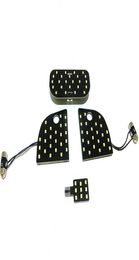 Juillet King Car LED Interior Reading Lights Case For Subaru WRX 2017 4 PCS 6000K blanc 2835SMD 132LEDS3598421