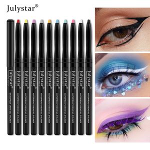 Julystar 2023 Nouvel arrivage de crayon eye-liner de beauté rare de haute qualité, colle de couleur durable, imperméable et pas facile à tacher, eye-liner blanc, vente en gros