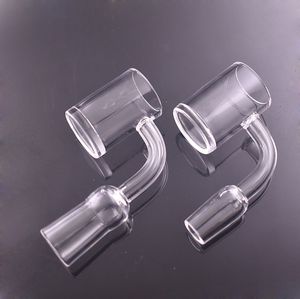 Jumbo 4mm d'épaisseur Domeless Quartz Banger Nail 10mm 14mm 18mm Mâle Femelle 100% Réel Quartz Brûleur À Huile Tuyau pour Dab Rig Bong Accessoires Fumeurs