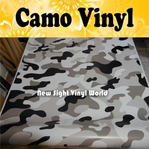 JUMBO NEIGE Camouflage Vinyle De Voiture Wrap Camo Film Feuille Rouleau Arctique Urbain Camouflage Vinyle Film Bulle Taille1 50 30 m Roll3099