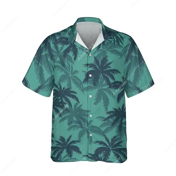 Jumeast 3d Palle Leaf Palm Leaf Game Shirts Hawaiian Aloha pour hommes Fleur de plage Blouse Unisexe Baggy Vêtements Cosplay 240520