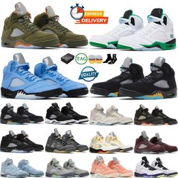 Jump Man 5s Chaussures de basket-ball Hommes 5 Dark Concord Racer Blue Raging Aqua Bull Red Suede Jade Horizon Sail What The Easter Mens Baskets Sports