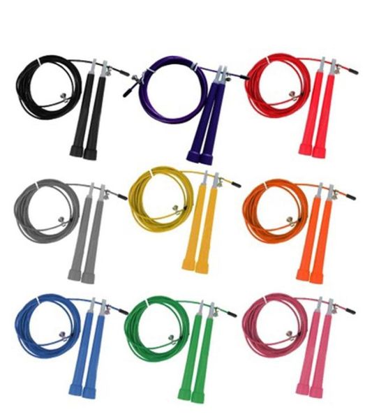 Ropes à sauter 10pcs en acier saut saut skip CrossFit Fitness Fitness Exercice exercice Entraînement de 3 mètres