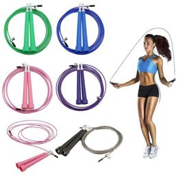 Jump Touwen 1 pc Skipping touw springsnelheid Jump oefening boks gym fitness workout volwassen kinderen gewichtsverlies kruisbeweging lichaamsopbouw p230425