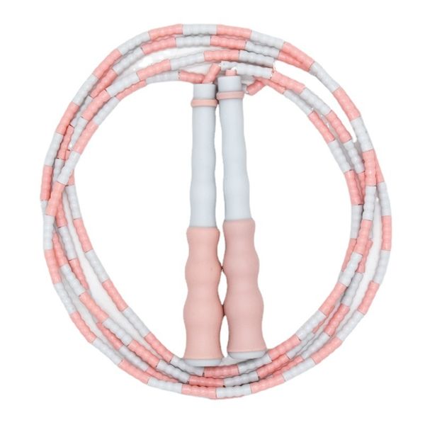 Cordes à sauter 2.8M Compétence Saut Bambou Corde À Sauter PVC Débutants Enfants Adultes Doux Perlé Aucun Enchevêtrement Segmenté Fitness Corde À Sauter 230607