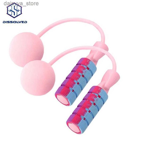 Jump Ropes Cuerda para saltar inalámbrica disuelta con pelotas pesadas, deportes, entrenamiento físico, ejercicio de culturismo, cuerda para saltar de velocidad rápida, gimnasio en casa L23118