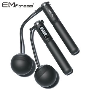 Cordes à sauter Corde à sauter intelligente balle sans fil corde à sauter numérique électronique pour femmes et hommes sport gymnase Fitness brûler poids graisse 230928