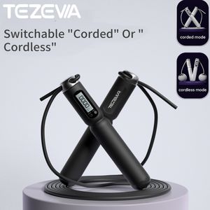 Cordes à sauter TEZEWA fil corde sans fil Fitness exercice saut à sauter équipement perdre du poids professionnel 230712