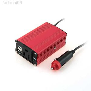 Jump Starter 200w Power Inverter DC 12V à AC 110V 220V Double USB Adaptateur de voiture Convertisseur Chargeur automatique Onde sinusoïdale modifiée EU US Socket HKD230710