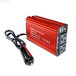 Jump Starter 300w Power Inverter 12v Dc To 110v Converter Avec Ports Usb 2 Ac Adaptateur De Sortie De Voiture Pour Road Trip Et Camping HKD230710