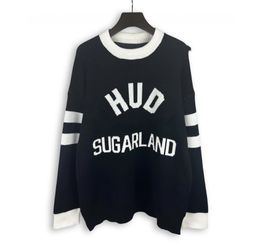 jumper men suéter suéter de diseñador hombre mujer suéter de punto prendas de punto negro y verde cuello redondo suéter de diseñador para hombre único suéter de gran tamaño camisa de manga larga