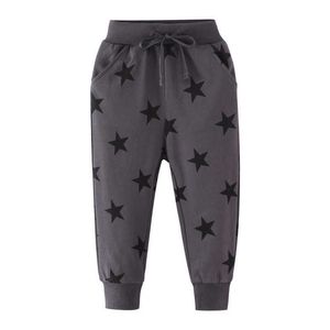 Springende meter jongens broek broek met sterren bedrukte baby joggingbroek voor meisjes herfst lente jongen lange sport broek 210529