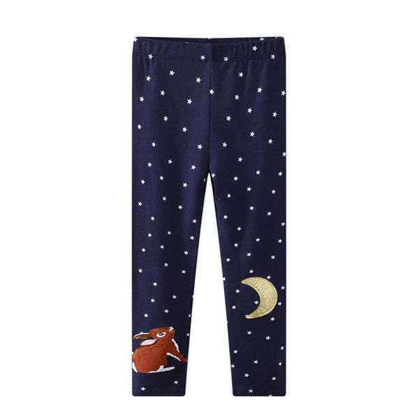 Jumping mètres Filles Licorne Leggings Pantalon pour Automne Printemps Animaux Bébé Pantalon Pantalon Complet Skinny Vêtements 210529