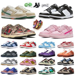 SB Dunk Low Dunks Lows Dunksb Chaussures de course hommes femmes BlacK White Grey Gog UNC Coast Parra Green Flats Trainers Designer Sneakers