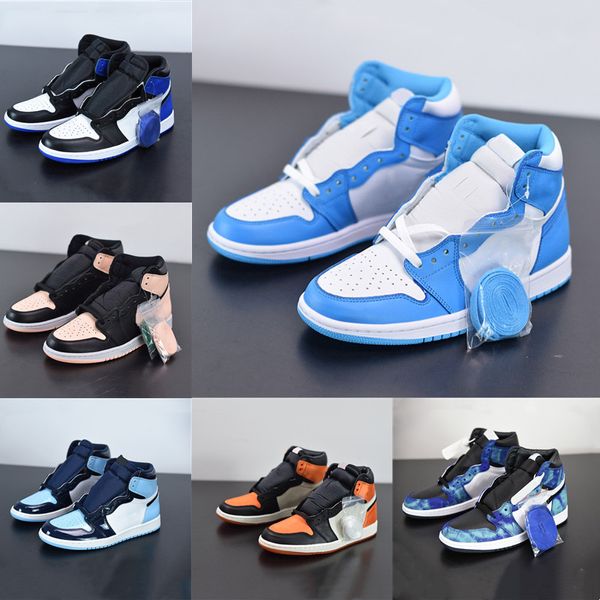 Jumpman 1 1s High Sports Basketball Shoes Hombres Mujeres Casual Shoe University Blue Designer Sneakers Haze Fragment Bio Hack Shadow Bred