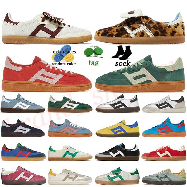 Adidas Handball Spezial Samba OG Gazelle Wales Bonner Shoes Mens Womens Pony Leopard Classic Monograms Collegiate Gum【code ：L】Designer Sneakers Platform Trainers