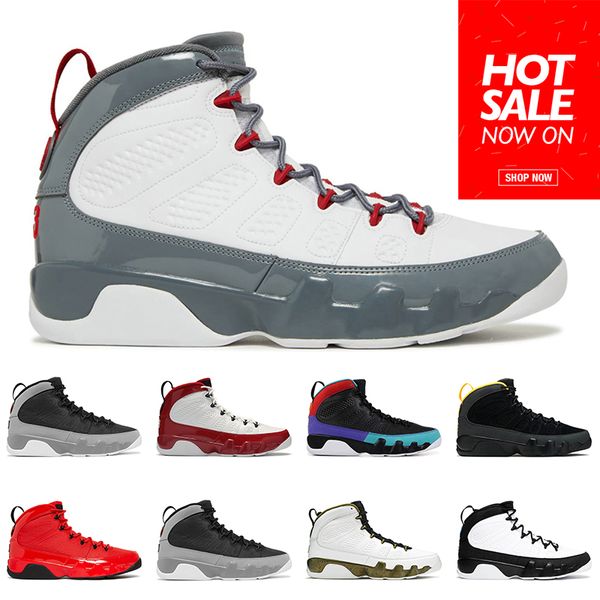 jumpman 9 zapatos de baloncesto hombres mujeres 9s Fire Red Particle Grey Chile Red UNC mens trainer sports sneakers