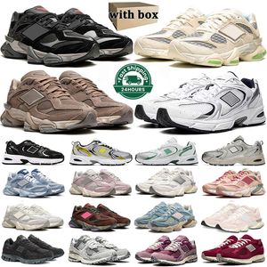 Diseñador 9060 530 Zapatos Hombres Mujeres 9060s Black Castlerock Mushroom Ladrillos Madera 2002r Pack Phantom 550 Blanco Verde Hombres Entrenadores al aire libre Deportes Tamaño 36-45