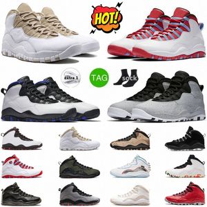 Jumpman 10 Chaussures 10s Basketball Hommes 10j Ember Glow Noir Blanc Orlando Woodland Camo Cool Gris Infrarouge Cement Wings Seattle Smoke Chicago Shadow Dar v0qv #