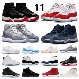 Jumpman 11 11s Midnight Navy Basketball Shoe Chaussures Cool Grey Low Pure Violet Heiress Emerald Animal Instinct Bright Citrus Space Jam Bred Concord Cherry