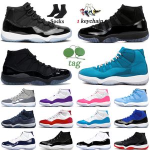 Jumpman 11 Chaussures de basket High 11s Trainer Cherry Chaussures pour femmes Cool Grey Bred Purple Jubilee 72-10 Space Jam Cap And Gown Baskets pour hommes Pantone Georgetown Sneakers