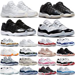 Jumpman 11 zapatos de baloncesto masculino en venta 11s Cool Grey 25th Anniversary University Blue White Concord Concord Cap and Gown Men Sneakers Trainers Tamaño 5.5-47
