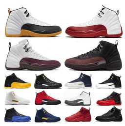 Jumpman 12 hommes Chaussures de basket-ball 12s Black Taxi Stealth Musline Hyper Royal Playoffs Game Game University Gold Mens Trainers Sports Sneakers US 13