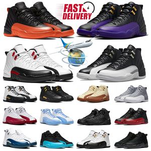 Jumpman 12s Hombres zapatillas de baloncesto 12 Celestial Gold Red Taxi Field Purple Cherry Royal Playoffs Winterized Women Femenados para hombres Sports al aire libre