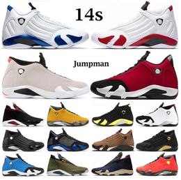 Jumpman 14 14S Fortune Hiverzed Mens Basketball Chaussures University Gym Gol