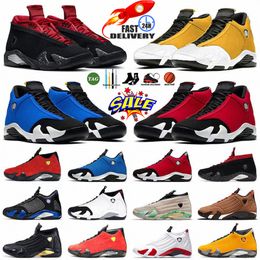 Jumpman 14 Chaussures de basket-ball Candy canne gingembre gym hivernalized Sable du désert bleu rouge Définition des moments hyper royal masque sportif 14s baskets entraîneurs Surp_okog