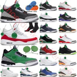 Jumpman 3 3S chaussures de basket-ball pour hommes femmes baskets rétro palomino blanc ciment chanceux vert cardinal rouge désert éléphant hommes femmes baskets de sports de plein air 40-47
