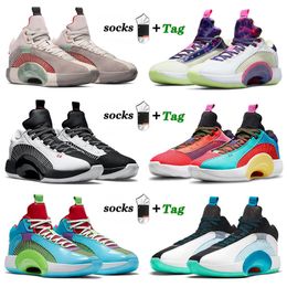 2023 Jumpman XXXV Zapatos de baloncesto Jayson Designer Tatum Luka Doncic Guo Ailun Paris Jade Warior El mejor regalo CLOT Bayou Boys Williamson Chaussure Sneakers
