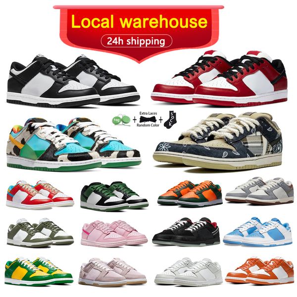 10A haute qualité sb bas chaussures de créateurs hommes baskets chaussures panda local entrepôt chaussures de sport pour femmes formateurs unc bleu chaussures de course de sports de plein air