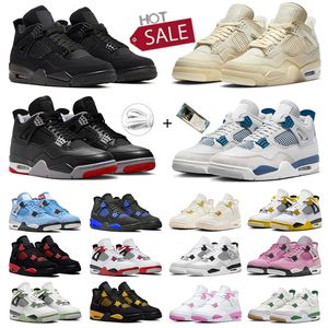 Jordan4s Jordens 4 Jordan 4s J4 Jumpman Basketball Shoes Black Cat 4s Off White Shoes Frozen Moments Iv Doernbecher Pink【Code ：L】Cool Grey Sports Sneakers Trainers