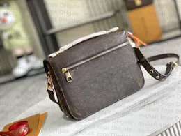 M44875 Multi Pochette Accessoires Crossbody Crossbody Fashion Dames Purse Schoudertas Tas Handtas Bruine Flower Designer Mens Classic Lederen kettingzakken