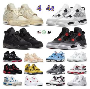 jumpman 4s infrared basketball shoes women men 4 Military Black Cat White Oreo Red Thunder Sail University Blue Patent Bred College Grey mens womens sports sneakers