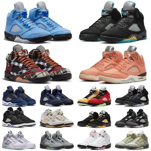 Jumpman 5 Chaussures de basket-ball Georgetown 5s Navy Aqua Burgundy homme Lucky Green Concord Racer Blue Raging Bull Fire Red Daim Jade Horizon Sail Baskets pour hommes Baskets