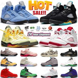 5s Basketbalschoenen Dames Heren 5 Aqua UNC Sail Oreo Expression Girls that hoop Lucky Groen Georgetown Concord Racer Blue Raging Bull Fire Rode Sneakers