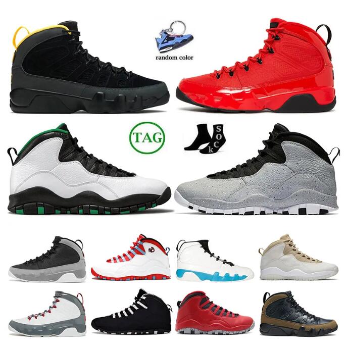 Jumpman 9 Outdoor Sport Basketball Shoes Particle Grey Chile Fire Red 9s Mens Trainers Change The World University Gold Tinker Racer Blue 10 10s Snakers size 40-47