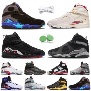 Jumpman 8 Basketbalschoenen voor heren 8s Sneaker Sail Winterklaar Gunsmoke Playoffs Aqua Paprika Taxi Three Peat Raid South Beach Reflecterende herensneakers Sportsneakers