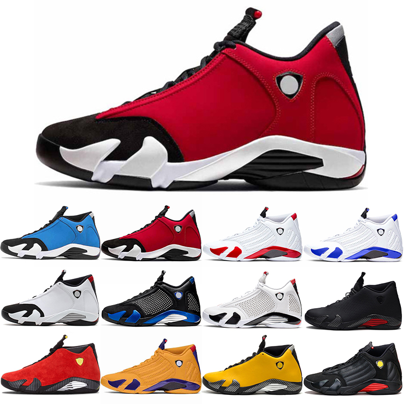 Jumpman Basketball Shoes 14s Men 14 Gym Blue Rosso Candy Canne Hyper Royal Mens Trainer Sneakers Sport Dimensioni 40-47